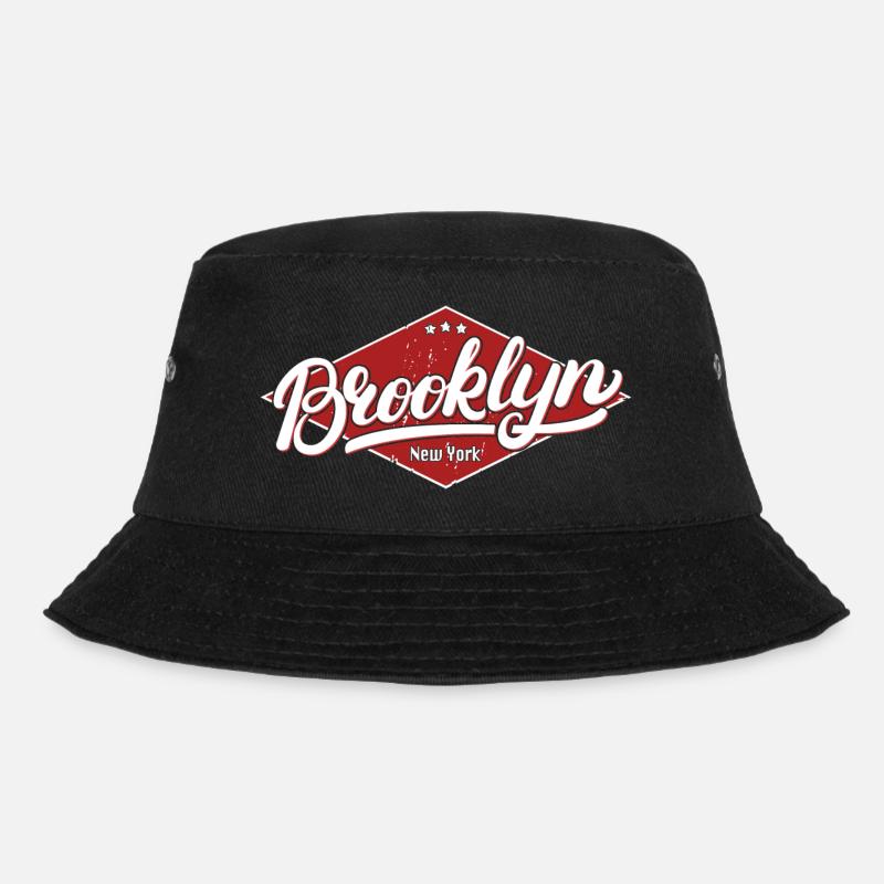 Brooklyn New York - Bucket Hat - Schwarz