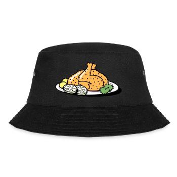roast chicken - Bucket Hat - black - Front - Lela (165cm)