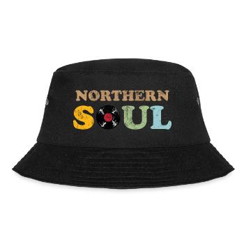 Northern Soul Music - Bucket Hat - black - Front - Lela (165cm)