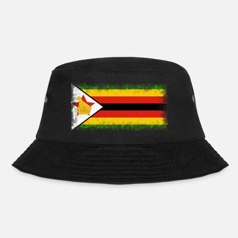 Zimbabwe - Bucket Hat - black