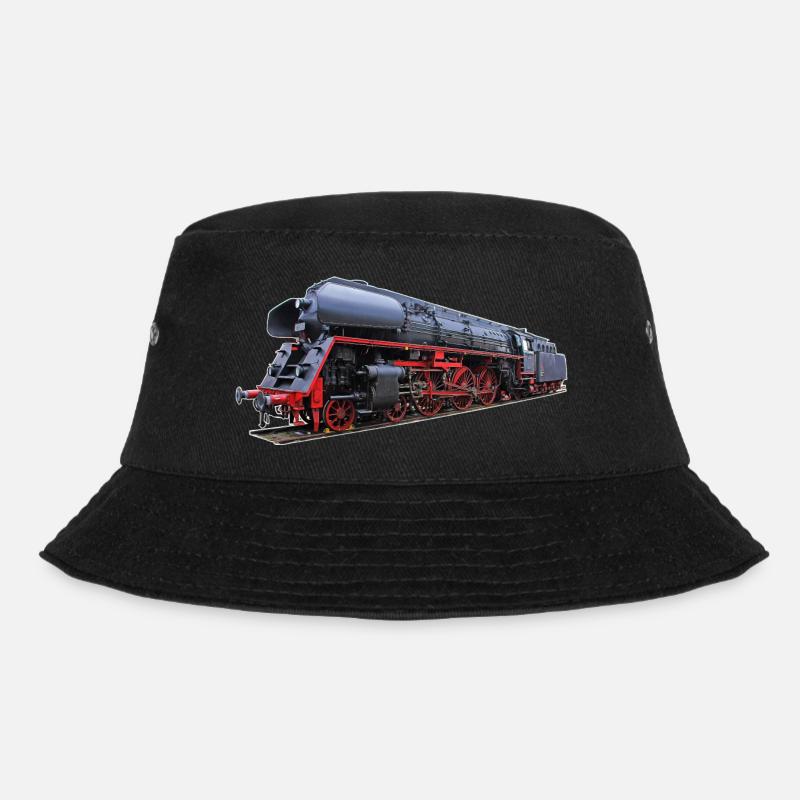 Dampflok BR 01 519 - Bucket Hat - Schwarz