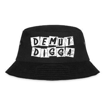 Demut Digga - Bucket Hat - Schwarz - Vorne - Lela (165cm)