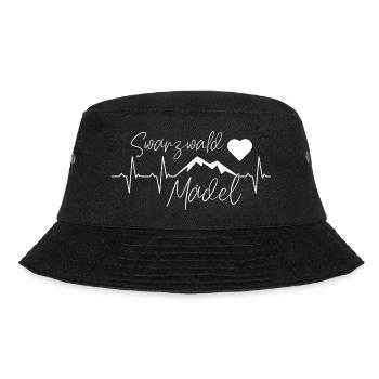 Schwarzwald mädel Geschenk Pulse herz - Bucket Hat - Schwarz - Vorne - Lela (165cm)