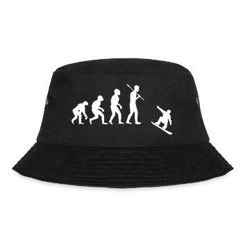 Snowboard Snowboarder - Bucket Hat - Schwarz - Vorne - Lela (165cm)
