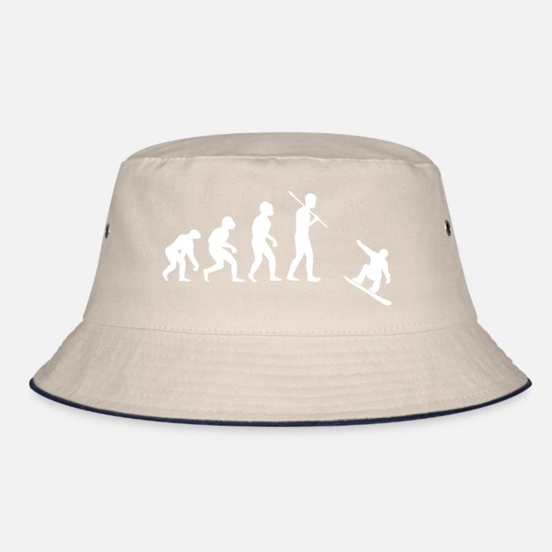 Snowboard Snowboarder Bucket Hat