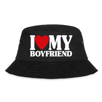 J’aime mon petit ami assorti cadeau de la Saint-Valentin - Bob - noir - Devant - Lela (165cm)