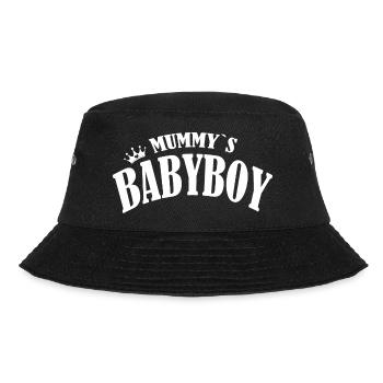 baby boy eltern prince blue babyboy daddy king mum - Bucket Hat - Schwarz - Vorne - Lela (165cm)