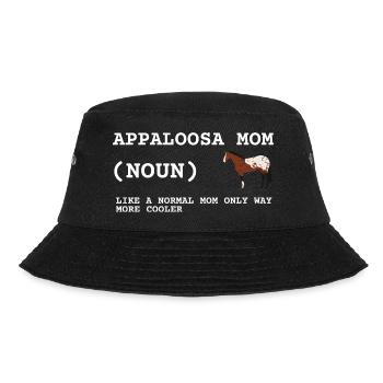 Appaloosa Horse Ranchers Riders Horse Show - Bucket Hat - Schwarz - Vorne - Lela (165cm)