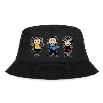 Kinder in der digitalen Welt - Zukunft Online - Bucket Hat - Schwarz - Vorne - Lela (165cm)
