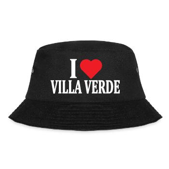 t-shirt Io amo Villa Verde t-shirt Sardinia - Bucket Hat - black - Front - Lela (165cm)