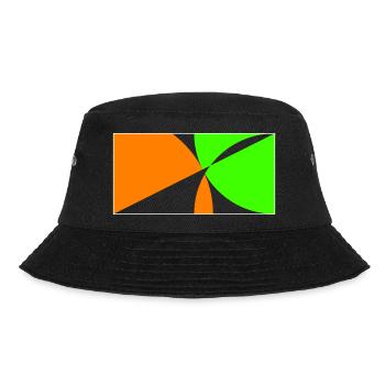 Am Ball bleiben! - Bucket Hat - Schwarz - Vorne - Lela (165cm)