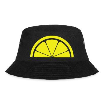 Zitrone Design - Bucket Hat - Schwarz - Vorne - Lela (165cm)