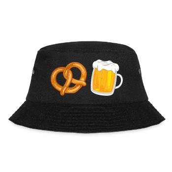 Bretzel & Bière : le t-shirt parfait pour les connaisseurs - Bob - noir - Devant - Lela (165cm)