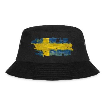 Sweden Sweden Viking Nordic Scandinavia Midsummer - Bucket Hat - black - Front - Lela (165cm)