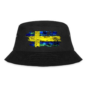 Sweden Sweden Viking Nordic Scandinavia Midsummer - Bucket Hat - black - Front - Lela (165cm)