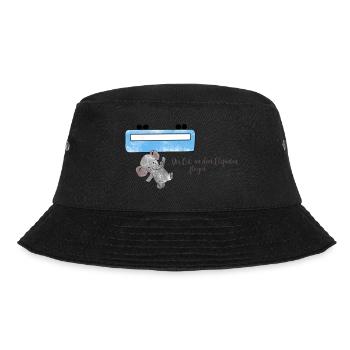 Der Ort, an dem Elefanten fliegen - Bucket Hat - Schwarz - Vorne - Lela (165cm)
