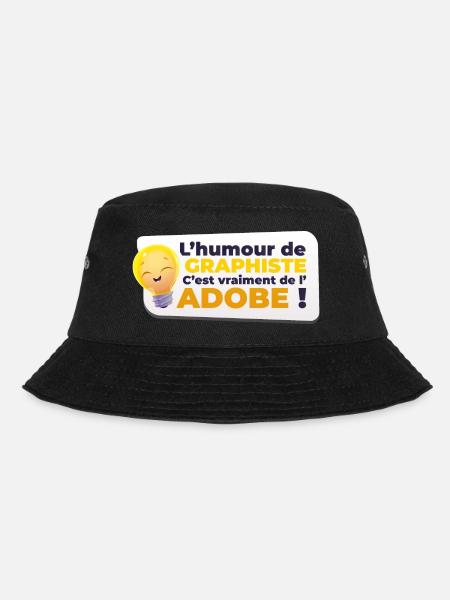 L'humour de graphiste, c'est vraiment de l'Adobe ! - Bob - noir