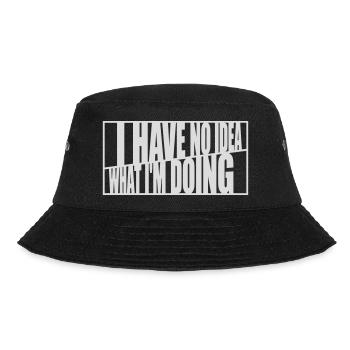 I Have No Idea - Bucket Hat - black - Front - Lela (165cm)