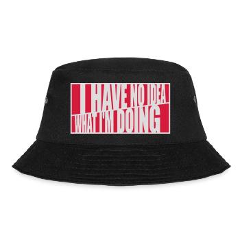 I Have No Idea - Bucket Hat - black - Front - Lela (165cm)