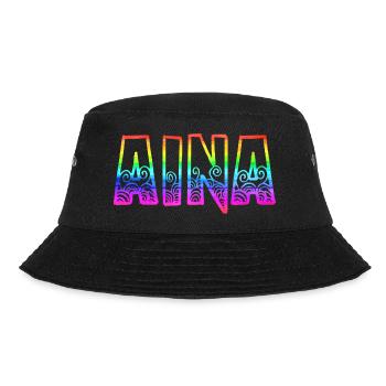 aina rs rainbow - Bucket Hat - black - Front - Lela (165cm)