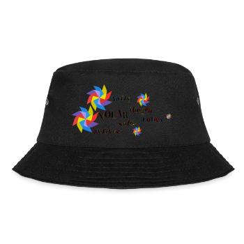 Fliegen - Bucket Hat - Schwarz - Vorne - Lela (165cm)
