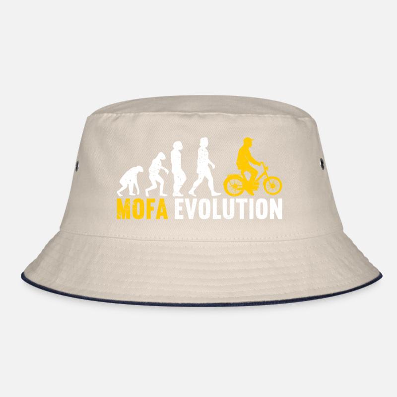 Mofa Mofas Moped Zweirad Mofafahrer Rollerfahrer Bucket Hat