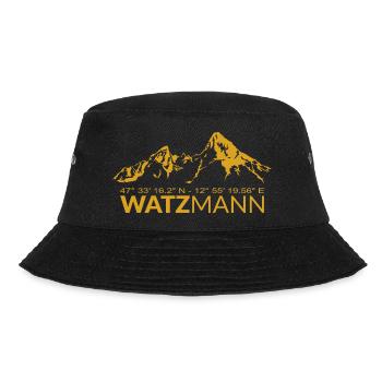 Watzmann GPS coordinates Latitude Longitude - Bucket Hat - black - Front - Lela (165cm)