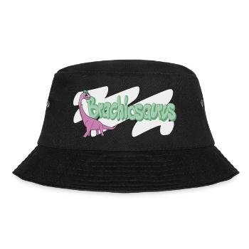 Brachiosaurus - Bucket Hat - Schwarz - Vorne - Lela (165cm)