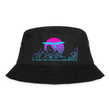 Hanggleiter Drachenflieger Deltasegler - Bucket Hat - Schwarz - Vorne - Lela (165cm)