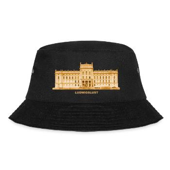 Ludwigslust Schloss Mecklenburg-Vorpommern - Bucket Hat - Schwarz - Vorne - Lela (165cm)