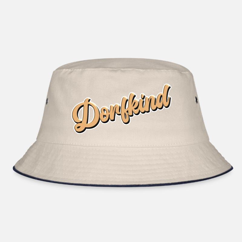 Dorfkind, Land, Eifel, Dorf, Spruch, fun Bucket Hat