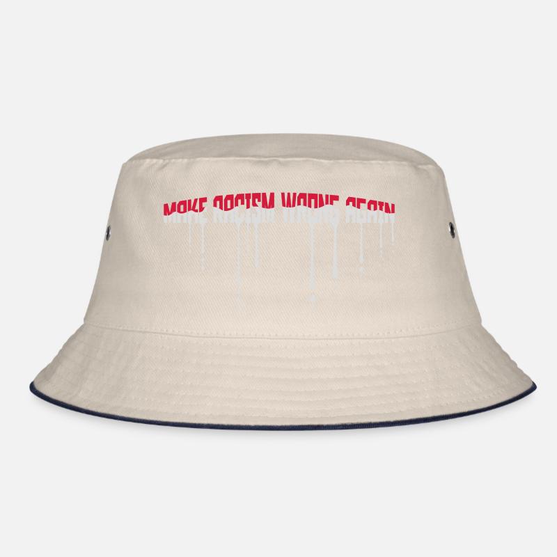 make racism wrong again Bucket Hat
