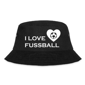 Fußball Soccer - Bucket Hat - Schwarz - Vorne - Lela (165cm)