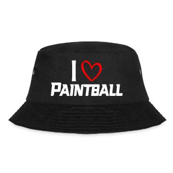iLove Paintball - Bucket Hat - Schwarz - Vorne - Lela (165cm)