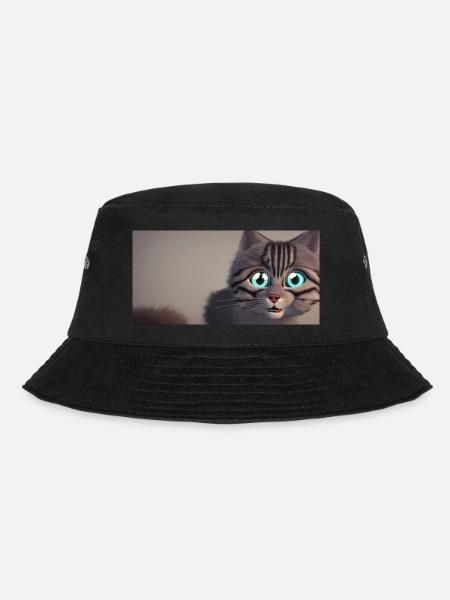 Cat for you - Bucket Hat - Schwarz