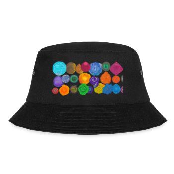 7 Chakra Design: Balance deine Energie und Transformation - Bucket Hat - Schwarz - Vorne - Lela (165cm)