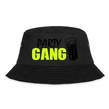 Party Gang - Bucket Hat - Schwarz - Vorne - Lela (165cm)