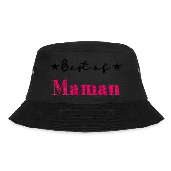 MAMAN,FÊTE DES MÈRES,BONNE FÊTE MAMAN,MERE - Bob - noir - Devant - Lela (165cm)