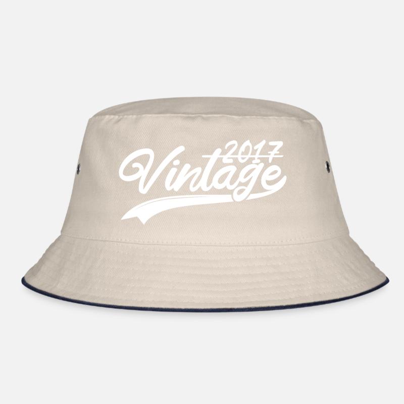 Vintage 2017 Geburtstagsgeschenk 2017 Bucket Hat