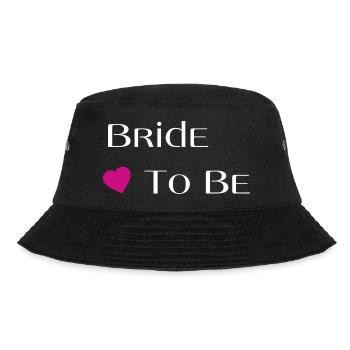 Braut in spe - Bucket Hat - Schwarz - Vorne - Lela (165cm)