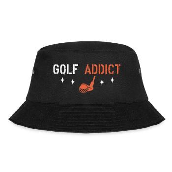 Golf addict - Bucket Hat - black - Front - Lela (165cm)