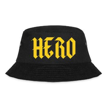 Hero - Bucket Hat - Schwarz - Vorne - Lela (165cm)