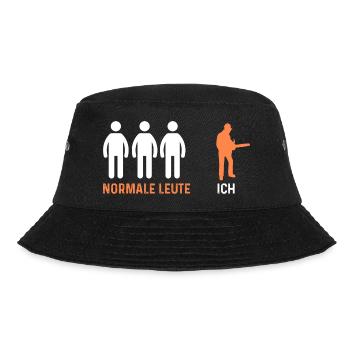 Baumfäller Kettensäge Zimmermann Holzfäller - Bucket Hat - Schwarz - Vorne - Lela (165cm)