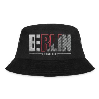 Berlin Urban City Vintage red - Bucket Hat - Schwarz - Vorne - Lela (165cm)