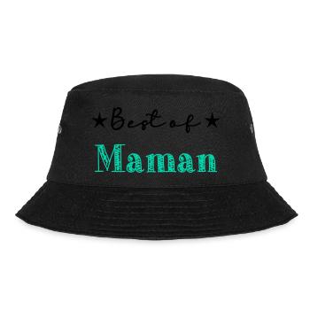FÊTE DES MÈRES. BONNE FÊTE MAMAN. MAMAN. FÊTE - Bob - noir - Devant - Lela (165cm)