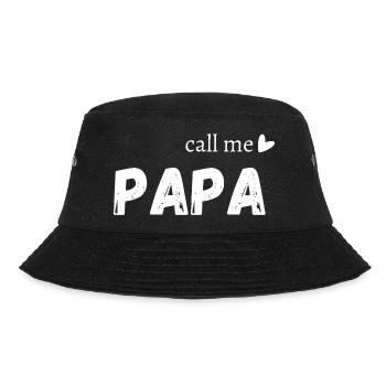 Nenn mich Papa - Bucket Hat - Schwarz - Vorne - Lela (165cm)