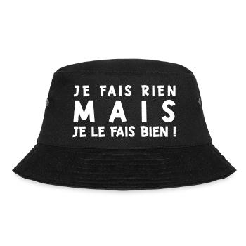 Je ne fais rien mais je le fais bien - Bob - noir - Devant - Lela (165cm)