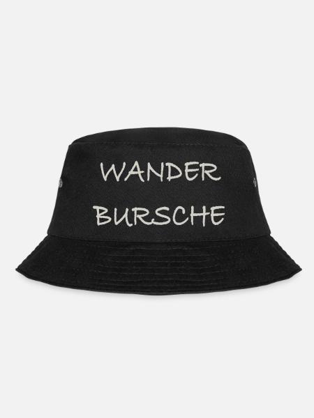 Wanderbursche - Bucket Hat - Schwarz