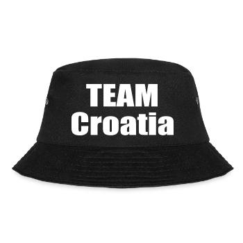 Team Croatia - Bucket Hat - Schwarz - Vorne - Lela (165cm)