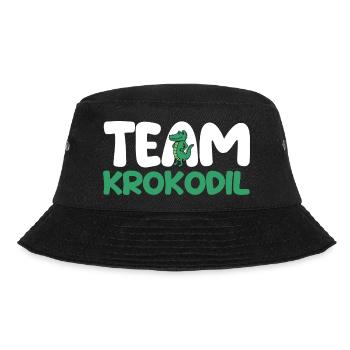 Krokodile - Bucket Hat - Schwarz - Vorne - Lela (165cm)
